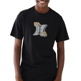 Camiseta Hurley Icon Monster Preta