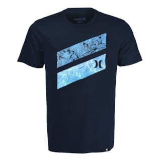 Camiseta Hurley Icon Slash Azul Marinho