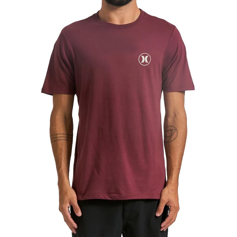 Camiseta Hurley Block Party Icon Vinho - Compre Agora