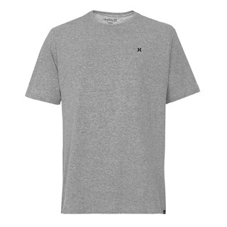 Camiseta Hurley Mini Icon Plus Size Mescla Cinza