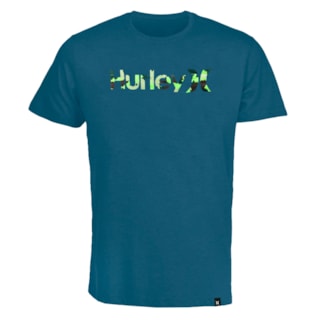 Camiseta Hurley OeO Camo Azul Marinho