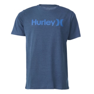 Camiseta Hurley OeO Solid Azul Mescla