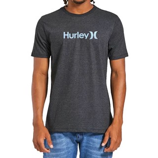 Camiseta Hurley OeO Solid Mescla Preto