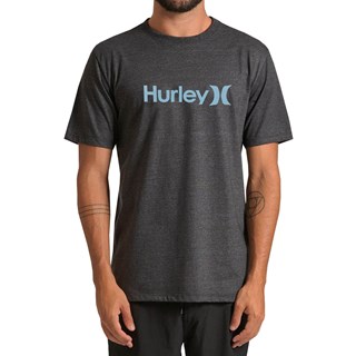 Camiseta Hurley Outline Mescla Cinza