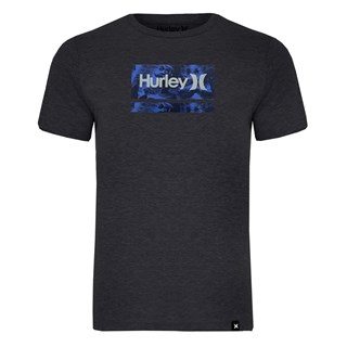Camiseta Hurley Paradise Cinza Escuro Mescla