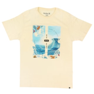 Camiseta Hurley Peaking Amarela