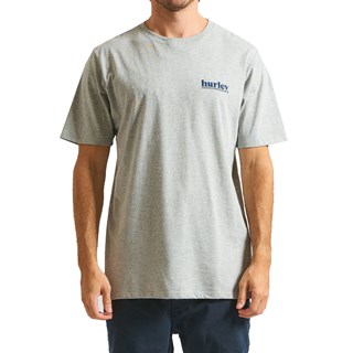 Camiseta Hurley Puff HYTS010556 Mescla Cinza
