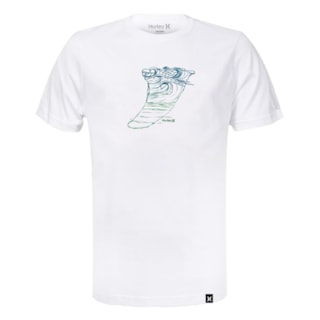 Camiseta Hurley Quilha Branca