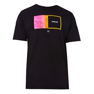 Camiseta Hurley Sig Zane Moorea Preta