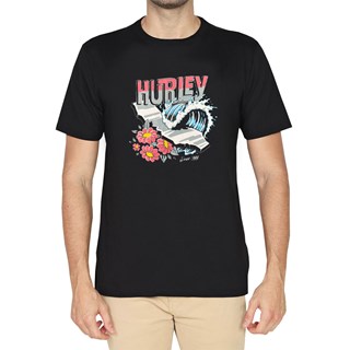 Camiseta Hurley Silk Floral Wave 