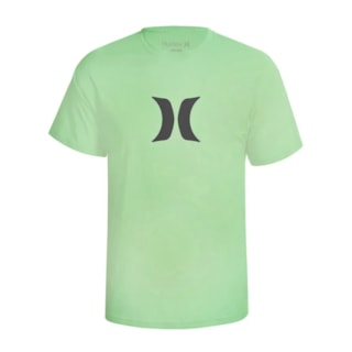 Camiseta Hurley Silk Icon Verde Mescla