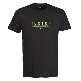 Camiseta Hurley Silk Neon Preta