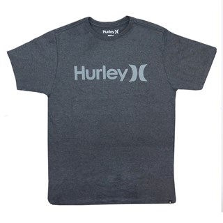 Camiseta Hurley Silk O e O Cinza Escuro
