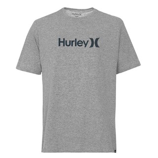 Camiseta Hurley Silk OeO Solid Mescla Cinza