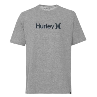 Camiseta Hurley Silk OeO Solid Mescla Cinza