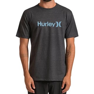 Camiseta Hurley Silk OeO Solid Mescla Preto