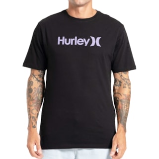 Camiseta Hurley Silk OeO Solid Preta