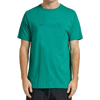 Camiseta Hurley Silk OeO Solid Turquesa