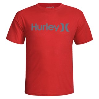 Camiseta Hurley Silk OeO Solid Vermelho