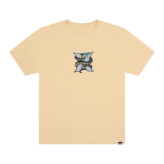 Camiseta Hurley Silk Snake Bege