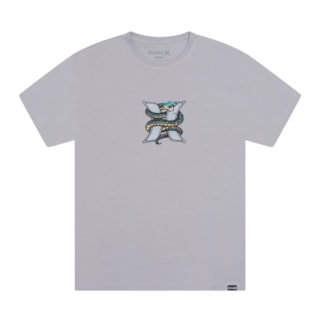 Camiseta Hurley Silk Snake Cinza