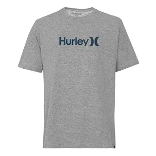 Camiseta Hurley Silk Solid Mescla Cinza