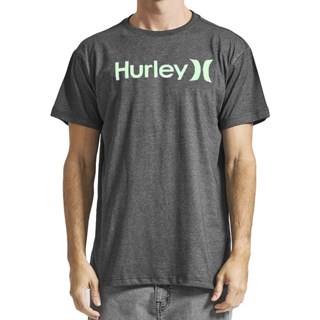 Camiseta Hurley Silk Solid Mescla Preto