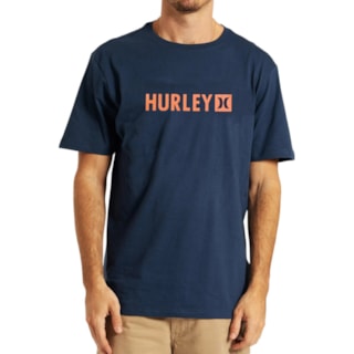 Camiseta Hurley Silk Square Marinho