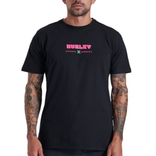 Camiseta Hurley Surf Noise Preta