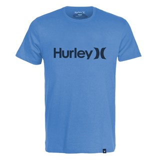 Camiseta Hurley Tamanho Especial OeO Silk Azul