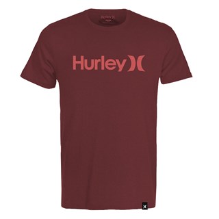 Camiseta Hurley Tamanho Especial OeO Vermelho Mescla