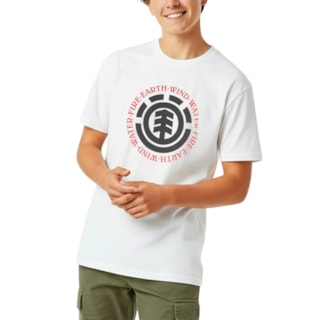 Camiseta Juvenil Element Seal Tn Branco