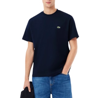 Camiseta Lacoste Básica TH7318 Marine