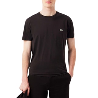 Camiseta Lacoste Pima Buffle Marron