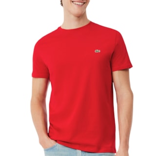 Camiseta Lacoste Pima Rouge