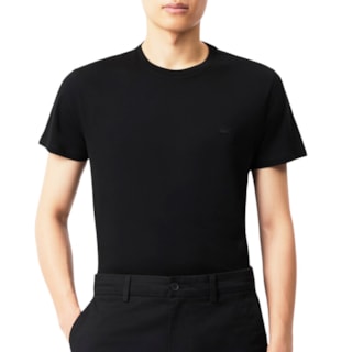 Camiseta Lacoste Regular Fit Noir