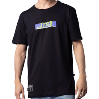 Camiseta Lost Jocker Preto