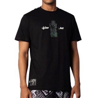 Camiseta Lost Joker Crazy Preta