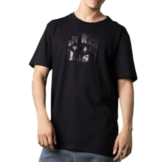 Camiseta Lost Joker Fogo Preta