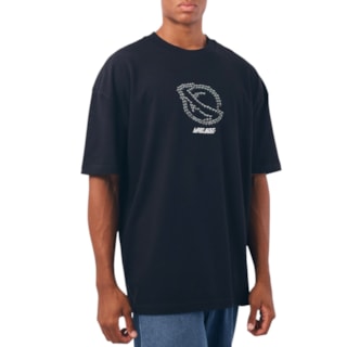 Camiseta Lost Motorcycle Chain Preta