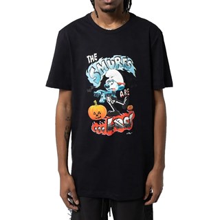 Camiseta Lost + Smurfs Halloween Black