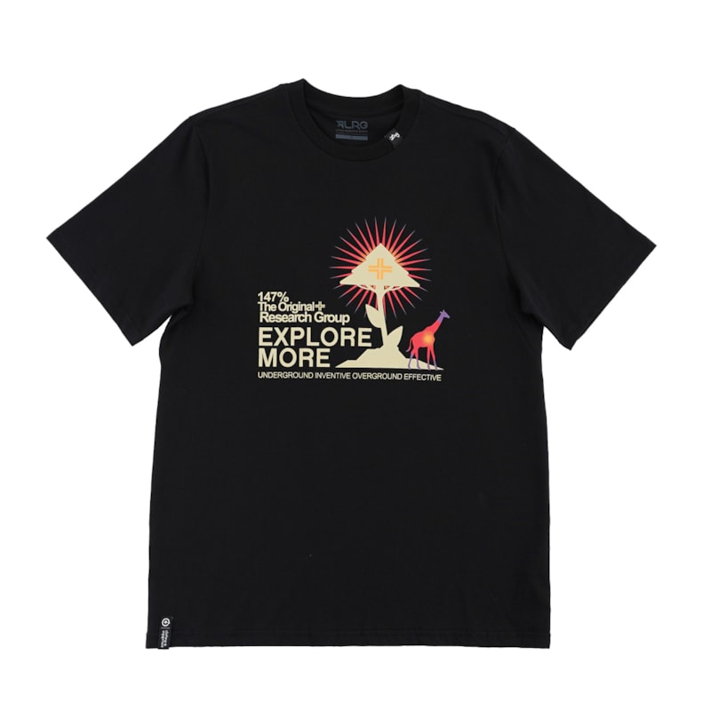 LRG Rc Front Runners Tee Para Hombre - Negro - 3X-Large
