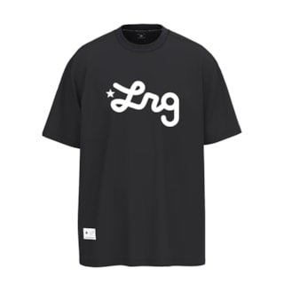 Camiseta LRG Western Script Knit Preta