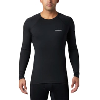 Camiseta Manga Longa Columbia Baselayer Heavyweight Stretch Black