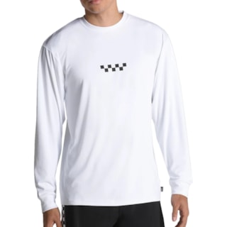 Camiseta Manga Longa Vans Surf Branca