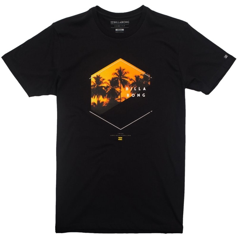 Camiseta Masculina Billabong Enter Preta