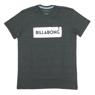 Camiseta Masculina Billabong Static Block Cinza