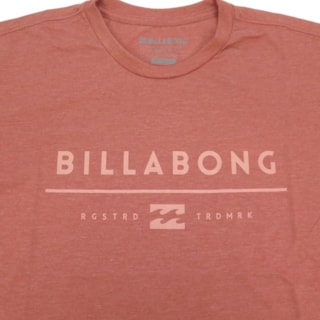 Camiseta Masculina Billabong Unity Laranja Mescla