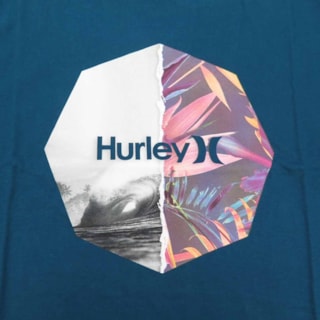 Camiseta Masculina Hurley Azul 635021