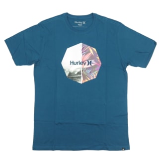 Camiseta Masculina Hurley Azul 635021 Camiseta Masculina Hurley Azul 635021
